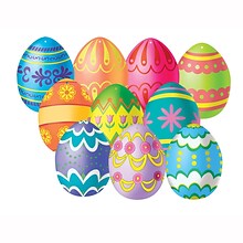 Beistle 4 1/2 Mini Easter Egg Cutouts; 70/Pack