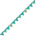 Creative Teaching Press® Mini Bulletin Board Set, Dots On Turquoise Pennants