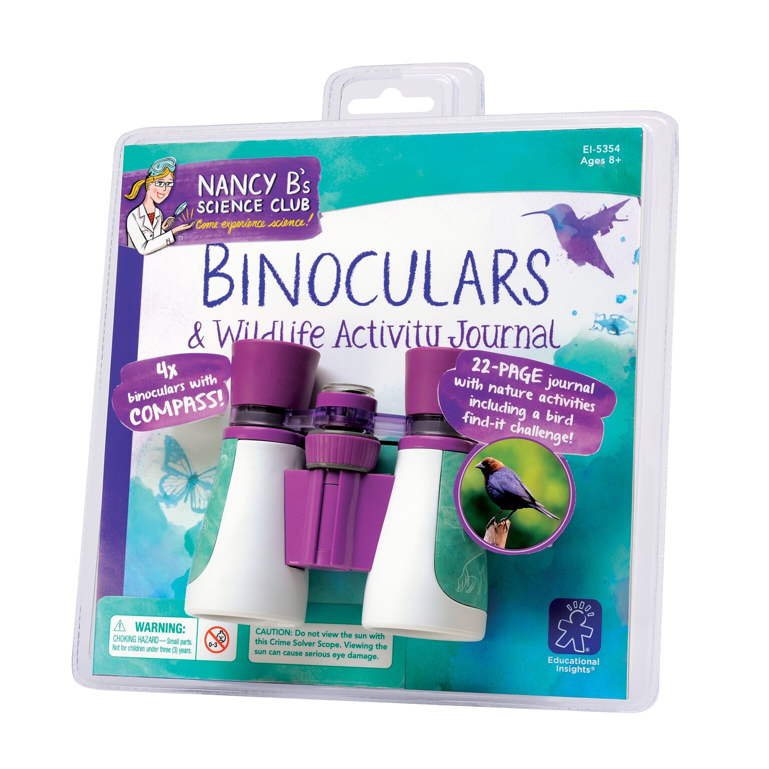 Educational Insights Nancy Bs Science Club Binoculars And Wildlife Activity Journal
