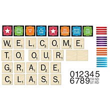 Eureka® Mini Bulletin Board Set, Scrabble™ Welcome To Our Class