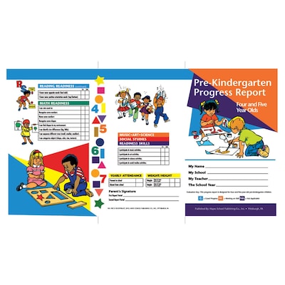 Hayes Pre-Kindergarten Progress Report, Ages 4-5 (H-PRC12)