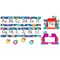 Trend Owl-Stars Alphabet Manuscript Bulltn Brd Set, 18 Decorative Accent, 8.50 x 153, Assorted