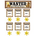Teacher Created Resources Mini Bulletin Board Set, Wanted Western Helpers