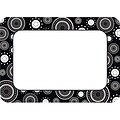 Teacher Created Resources Infant - 12 Grade Name Tag, Black/White Crazy, 36/Pack