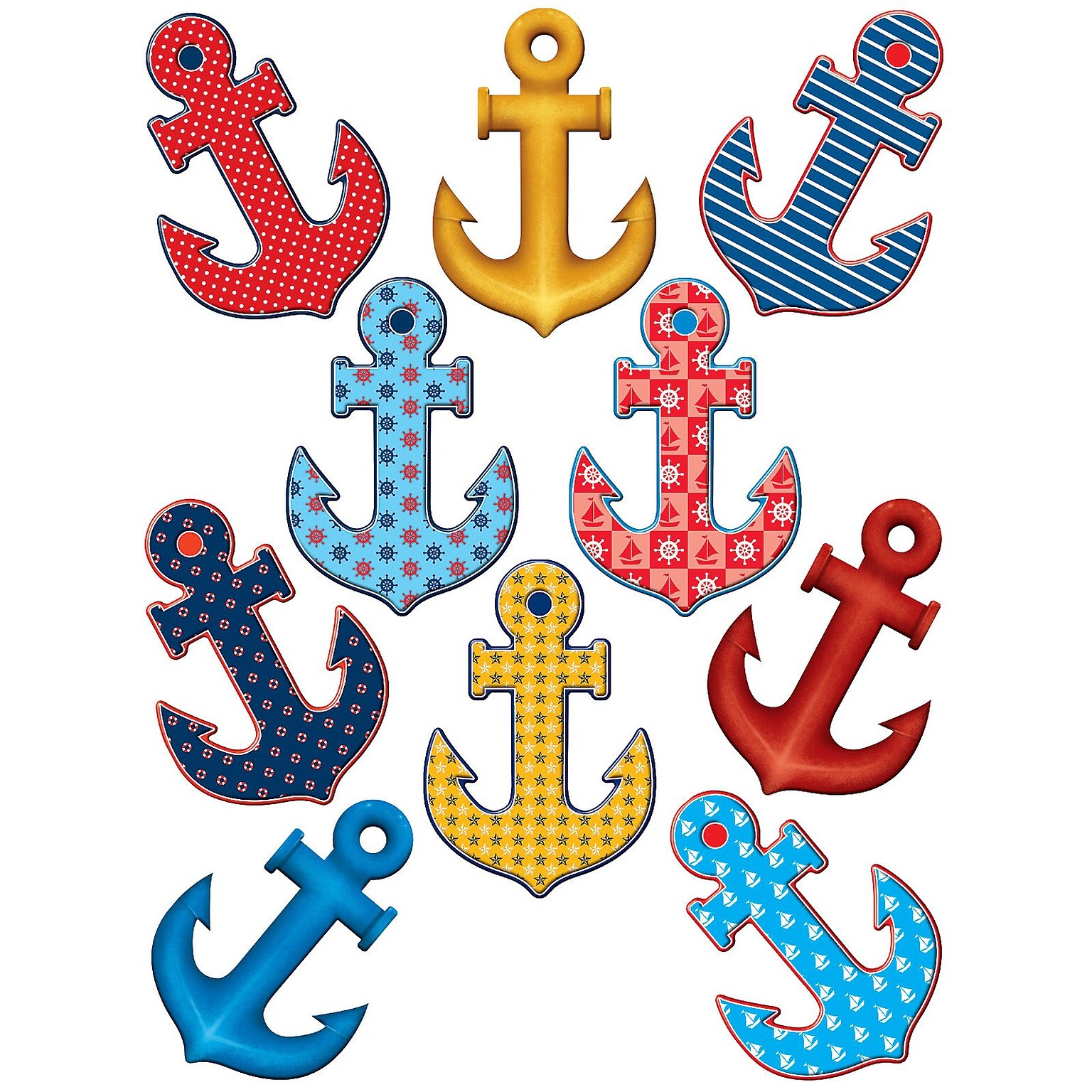 Teacher Created Resources 6 Accents, Anchors, 30/Pack