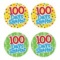 Teacher Created Resources 100 Days Smarter Wear Em Badges, Pack of 32 (TCR5393)