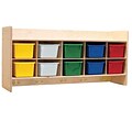 Wood Designs Contender RTA Wall Locker and Storage With Assorted Trays, Birch