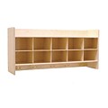 Wood Designs Contender RTA Wall Locker and Storage Without Trays, Birch
