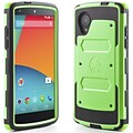 i-Blason Armorbox Dual Layer Hybrid Protective Case & Screen For Google Nexus 5; Green