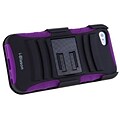 i-Blason Prime Series Dual Layer Holster Case With Belt Clip For iPhone 5/5S, Purple
