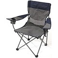 Stansport™ Apex Deluxe Arm Chair, Navy/Gray