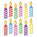 Beistle 6 1/2 Mini Birthday Candle Cutouts; Assorted, 84/Pack