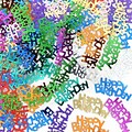 Beistle Happy Birthday Confetti; Multicolor, 5/Pack