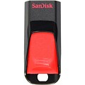 SanDisk® Cruzer Edge SDCZ51 16GB USB 2.0 Flash Drive; Black/Red