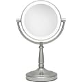 Zadro™ Next Generation™ 10x/1x Cordless LED Lighted Vanity Mirror, Satin Nickel