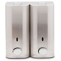 Zadro™ Stainless Steel Double Shower Dispenser; Satin Nickel