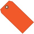 BOX 4 3/4 x 2 3/8 #5 Plastic Shipping Tags, Orange