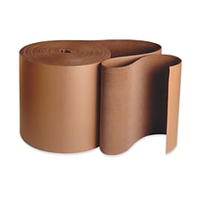 The Packaging Wholesalers Singleface Kraft Corrugated Roll, Natural Kraft, 59 lbs., 48 x 250, 1 Ro