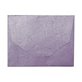 JAM Paper® 10 x 13 Booklet Handmade Envelopes, Purple Recycled, Sold Individually (5964496)
