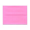 JAM Paper® A2 Colored Invitation Envelopes, 4.375 x 5.75, Ultra Pink, 25/Pack (WDBH607)