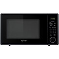 Sharp® 1.1 cu. ft. Mid Size Countertop Microwave Oven With 11.25 Turntable, 1000 W, Smooth Black