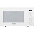 Sharp® 2.2 cu. ft. Mid Size Countertop Microwave Oven With 16 Turntable; 1100 W, White