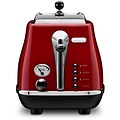 DeLonghi Icona 2 Slice Toaster; Red