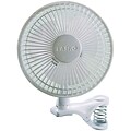 Lasko® 2 Speed 6 Clip Fan, White