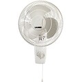 Lasko 20.75 3-Speed Oscillating Wall Fan, White (3012)