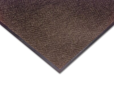NoTrax Akro Chevron Fiber Best Entrance Floor Mat, 2' x 3', Dark Brown (105S0023BR)