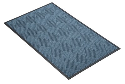 NoTrax Opus Tufted Yarn Best Entrance Floor Mat, 2 x 3, Slate Blue (168S0023BU)