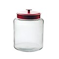 Anchor Hocking® 2 gal Glass Montana Jar With Red Lid, Clear