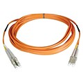 Tripp Lite® 5m Fiber Optic LC Male/Male Multimode Duplex Patch Cable; Orange