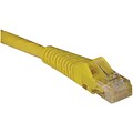 Tripp Lite® 3 Cat6 RJ45 Male/Male Gigabit Snagless Molded Patch Cable; Yellow