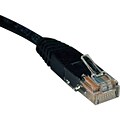 Tripp Lite® 2 Cat5e RJ45 Male/Male UTP Patch Cable; Black