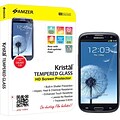 Amzer® Kristal™ Tempered Glass HD Screen Protector For Samsung Galaxy S3; Transparent
