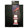 Shaxon High Quality iPad Cover With Velcro Holder For iPad, Black
