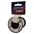 Shaxon 100 Solid Copper 26 AWG Wire On Spool, White