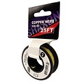 Shaxon 25 Solid Copper 26 AWG Wire On Spool, Yellow