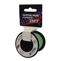 Shaxon 25 Stranded Copper 14 AWG Wire On Spool, Green