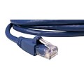 Shaxon 50 Molded Category 6A RJ45/RJ45 Patch Cord, Blue