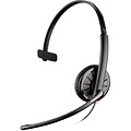 Plantronics® Blackwire 300 C315 USB Corded Mono Headset, Black