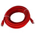Shaxon 25 Molded Category 6 RJ45/RJ45 Patch Cord, Red