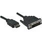 Manhattan 6' 19-Pin HDMI to DVI-D 24+1 Cable, Black (ICI372503)