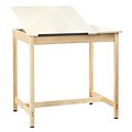 SHAIN Drafting Table 39.75H x 42W x 30D Solid Maple