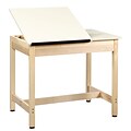 SHAIN Drafting Table 30H x 36W x 24D Solid Maple