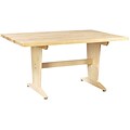 SHAIN Art/Planning Table 30H x 60W x 42D Solid Maple
