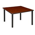 Regency Seating Cherry Square Table 36 Metal/Wood