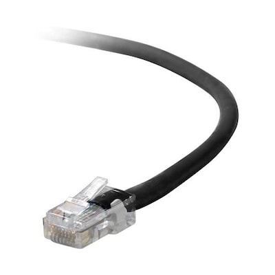 Belkin™ 8 RJ-45 Male/Male Cat5e Patch Network Cable; Black