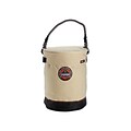 Ergodyne® Arsenal® Leather Bottom Bucket With Top, White, 17H x 12 1/2W x 12 1/2D